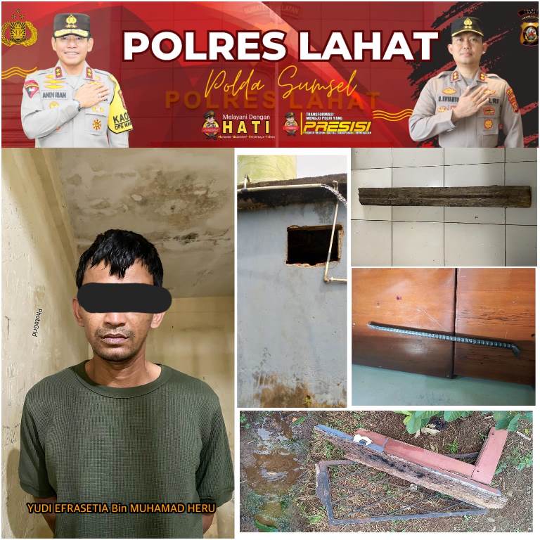 Ops Sikat Musi 2025 , Polsek Kota Lahat Ungkap Kasus Curat 
