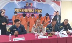 Lima Sopir Truk Diamankan di Sumsel Terkait Pengangkutan Kayu Ilegal Tanpa Dokumen