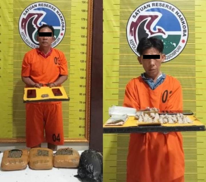 Dua Pengedar Ganja Ditangkap