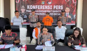 Polres Bintan Musnahkan Hampir Setengah Kilogram Sabu dari Tersangka ME