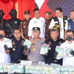 Kapolda Kepri Hadiri Rilis Penangkapan Besar: Sita Sabu Rp5 Triliun di Perairan Batam