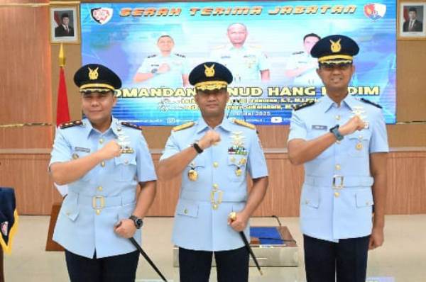 Lanud Hang Nadim Batam Sambut Komandan Baru