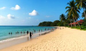 Libur Panjang, Wisatawan Serbu Lagoi untuk Liburan Seru dan Santai