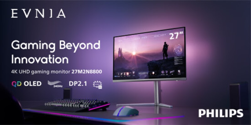 Philips Evnia Launches The 4th Gen Qd Oled Gaming Monitor 27m2n8800
