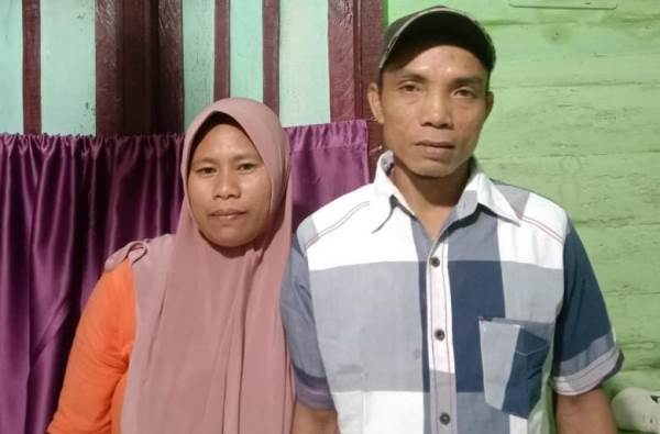 Candra Mendrofa Bersama Istri Mita Ito Harefa