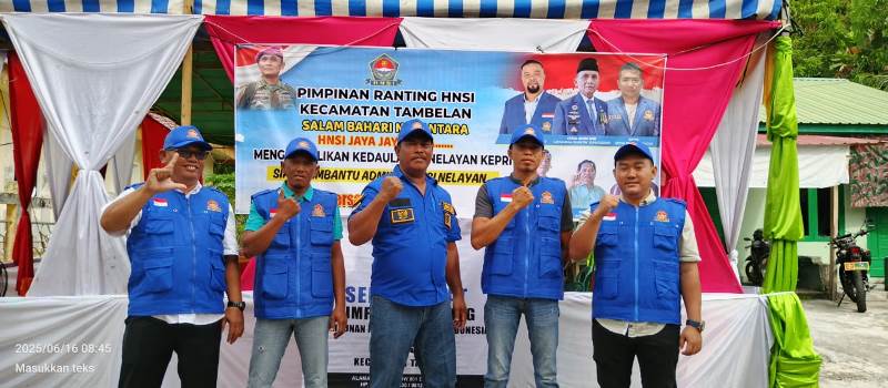 Hnsi Tambelan Resmikan Gerai Nelayan Sinergi Bersama Bupati Bintan Dukung Kesejahteraan Nelayan