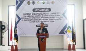Kanwil Ditjenpas Sumut Dorong Pemahaman KUHP Baru, Gelar Sosialisasi di Bapas Medan
