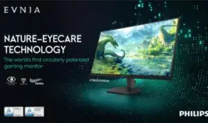 Evnia Hadirkan Monitor Gaming Pertama di Dunia dengan Polarisasi Melingkar dan Teknologi Natural-Eye Care
