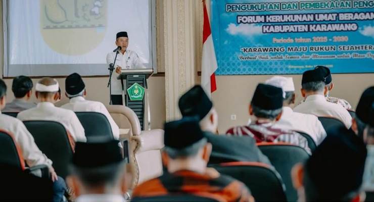 Lantik Kepengurusan Fkub Bupati Aep Optimis Karawang Toleran