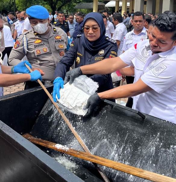 Pemusnahan Barang Bukti Narkotika