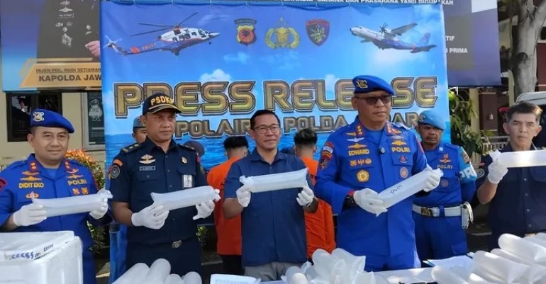 Ditpolairud Polda Jabar Gagalkan Penyelundupan 50 Ribu Benih Lobster Senilai Rp2 Miliar