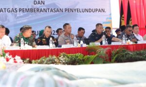 Kapolda Kepri Ikut Tutup Operasi Laut Terpadu dan Resmi Luncurkan Satgas Anti Penyelundupan