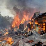 Sijago Merah Mengamuk di Padangsidimpuan, Lima Bangunan Rata dengan Tanah