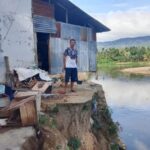 Rawan Longsor di Bantaran Sungai Batang Angkola, Warga Minta TPT Segera Diperbaiki