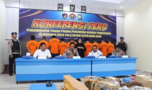 10 Pelaku Pencurian di Kapal Asing Ditangkap di Perairan Karimun