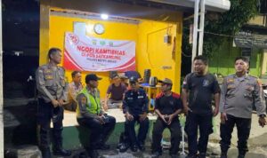 Ciptakan Rasa Aman, Polsek Cikarang Pusat Gelar Ngopi Kamtibmas Bareng Warga Hegarmukti