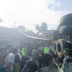 Rem Blong, Truk Muatan Beras Tabrak Dua Mobil dan Rumah Warga di Tapsel
