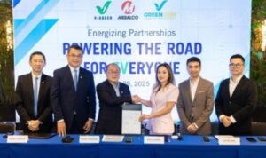 V-Green, Green GSM Philippines, dan MERALCO Teken Kerja Sama Strategis Dorong Infrastruktur Kendaraan Listrik di Filipina