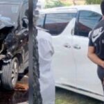 Tabrakan Beruntun Libatkan Vellfire, Avanza dan Betor di Medan, Dua Pengemudi Dilarikan ke RS