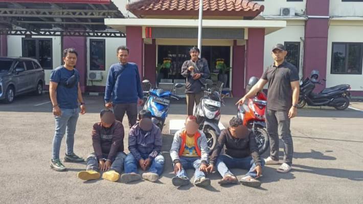 Ungkap Kasus Perampasan Motor Dan Penadah Di Karawang 5 Pelaku Diamankan