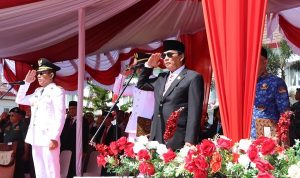 Gus Irawan Pasaribu Perdana Jadi Inspektur Upacara HUT ke-80 RI di Tapanuli Selatan