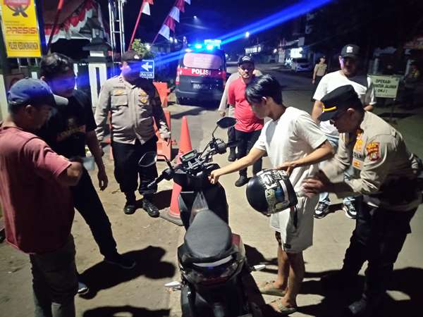 Cegah Guantibmas Kapolsek Kedungwaringin Terjunkan Sepuluh Personel Di Operasi Kejahatan Jalanan