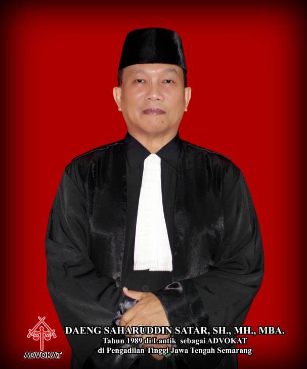 Daeng Saharuddin Satar Sh. Mh. Mba
