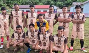 Pertandingan Sepak Bola Antar Klub di Desa Malombu, Tapsel Meriahkan HUT ke-80 RI