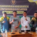 Fajar Eko Nahkodai Pengkab Pelti Tapanuli Selatan Periode 2025–2029