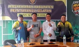 Fajar Eko Nahkodai Pengkab Pelti Tapanuli Selatan Periode 2025–2029