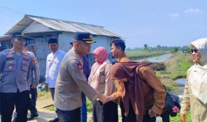 Kapolres Metro Bekasi Bersama Jajaran PJU Lakukan Pengecekan Lahan Pertanian