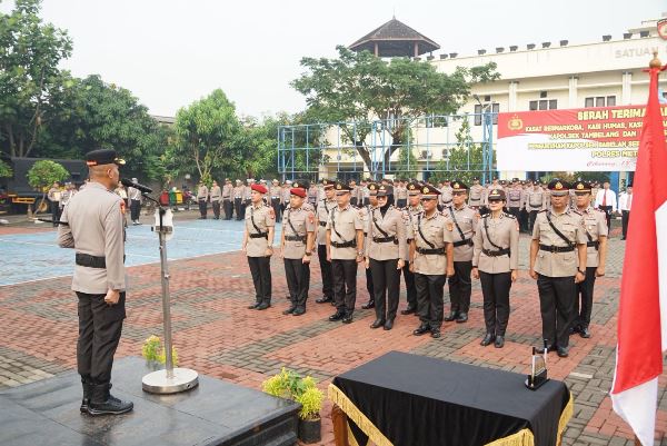Kapolres Metro Bekasi Pimpin Sertijab Pejabat Baru Diminta Segera Beradaptasi