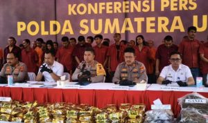 Polda Sumut Ungkap 429 Kasus Narkoba, Amankan 534 Tersangka dan Barang Bukti Senilai Rp298 Miliar