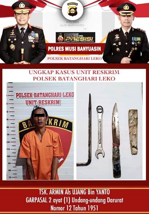 Polisi Bekuk Pelaku Pencurian Motor Di Lubuk Bintialo Ditemukan Bawa Senjata Tajam Dan Kunci T Modifikasi