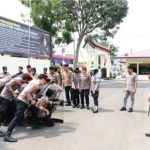 Polres Padangsidimpuan Gelar Latihan Dalmas Antisipasi Aksi Unjuk Rasa