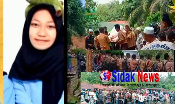 Prosesi Pemakaman Korban Pembunuhan Di Madina