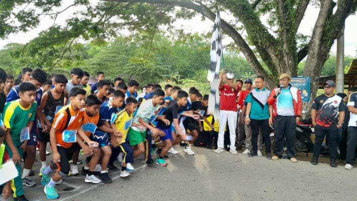 Ratusan Pelajar Sd Dan Smp Ikuti Lomba Lari 5k Meriahkan Hut Ke 80 Ri Di Madina