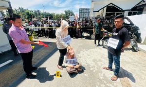 Rekonstruksi Kasus Kematian DRH di Paluta Digelar, Keluarga Desak Pelaku Dihukum Berat
