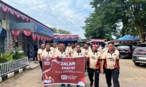 Semarak HUT RI ke-80, Lapas Sekayu Gelar Jalan Santai Bersama Petugas