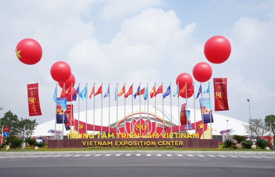 The Vietnam Exposition Center In Hanoi Vietnam