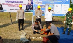 Wakapolres Metro Bekasi Hadiri Peresmian dan Groundbreaking SPPG Polri Terpusat Secara Virtual