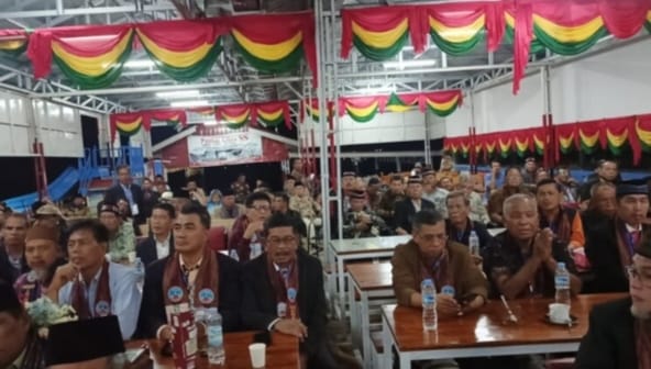 Peserta Musyawarah Nasional Parsadaan Toga Siregar (Patogar) Indonesia saat acara Munas Ke-I Patogar Indonesia di Grand Libra Muara, Kabupaten Tapanuli Utara, Provinsi Sumatera Utara.(Saipul Siregar/Dok.Patogar Indonesia).