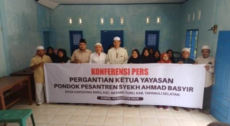 Yayasan Syekh Ahmad Basyir Tapsel Ganti Pimpinan