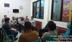 Polsek Padang Bolak Tingkatkan Keamanan Masyarakat di Paluta melalui Sambang dan Patroli
