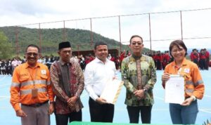Bupati Tapsel Resmikan Lapangan Olahraga Multifungsi MAN IC Sipirok, Program CSR PT Agincourt Resources