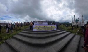 Ratusan Warga Tapsel Deklarasikan Damai, Tokoh Adat Tegaskan Tolak Anarkisme