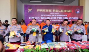 Polda Jambi Amankan 247 Tersangka dalam Operasi Antik Siginjai 2025