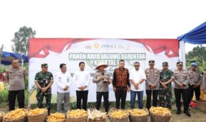 Dukung Asta Cita Presiden, Polda Riau Panen Jagung 18 Ton di Pekanbaru