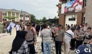 Polres Karimun Amankan Unjuk Rasa Sengketa Tanah dengan Pendekatan Humanis