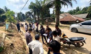 Tim Monev Kecamatan Tungkal Jaya Tinjau Realisasi Fisik Dana Desa 2025 di Berlian Jaya